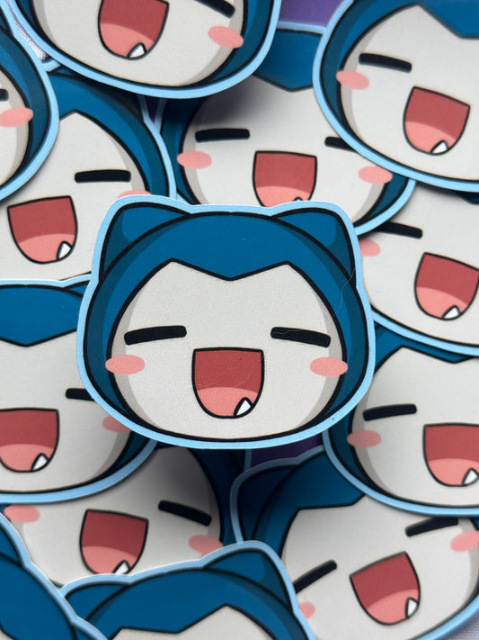 Snoring Monster Sticker