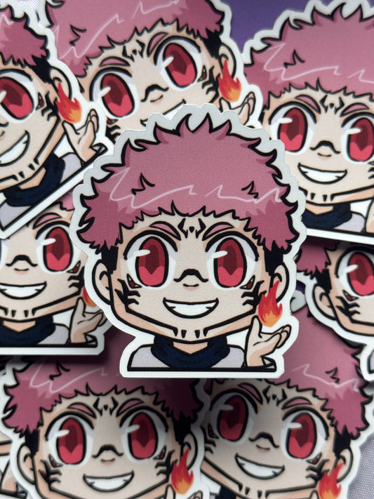 Finger Demon Sticker