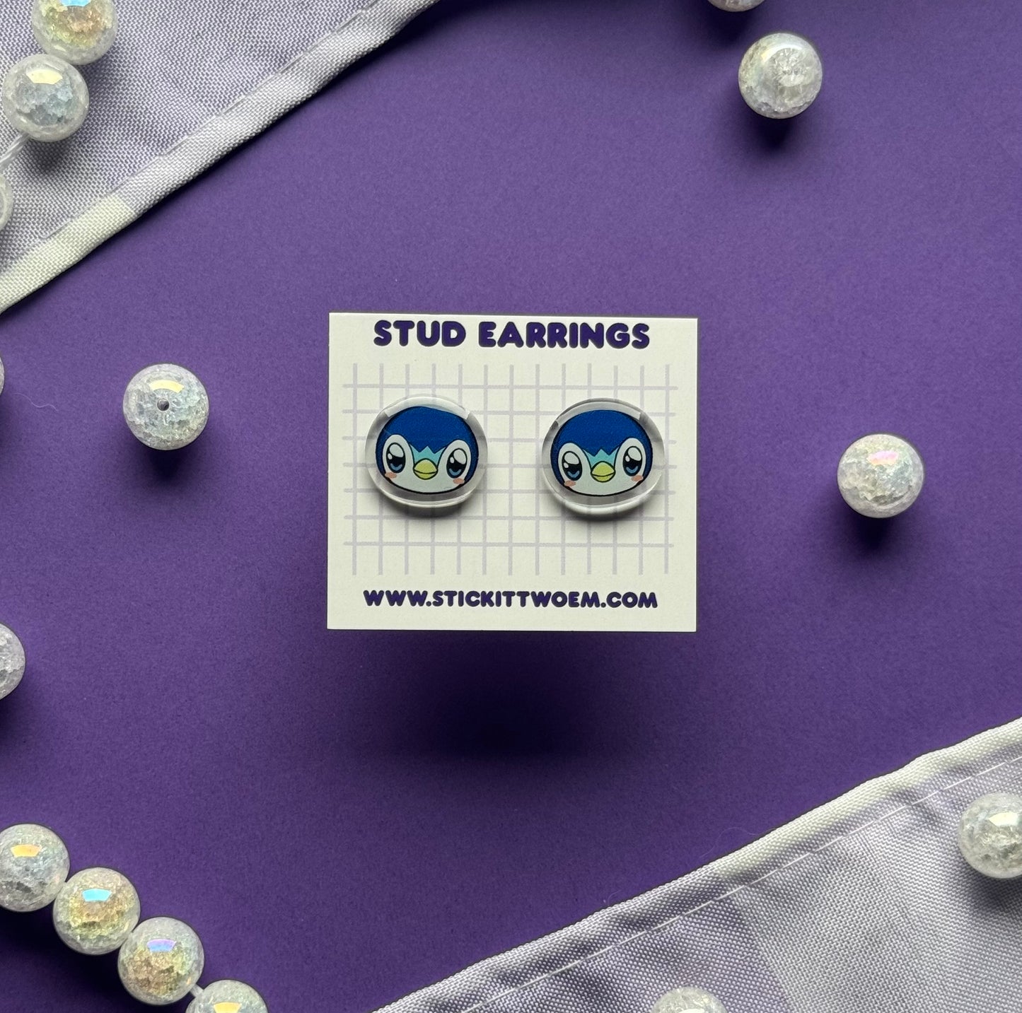 Penguin Mon Stud Earrings