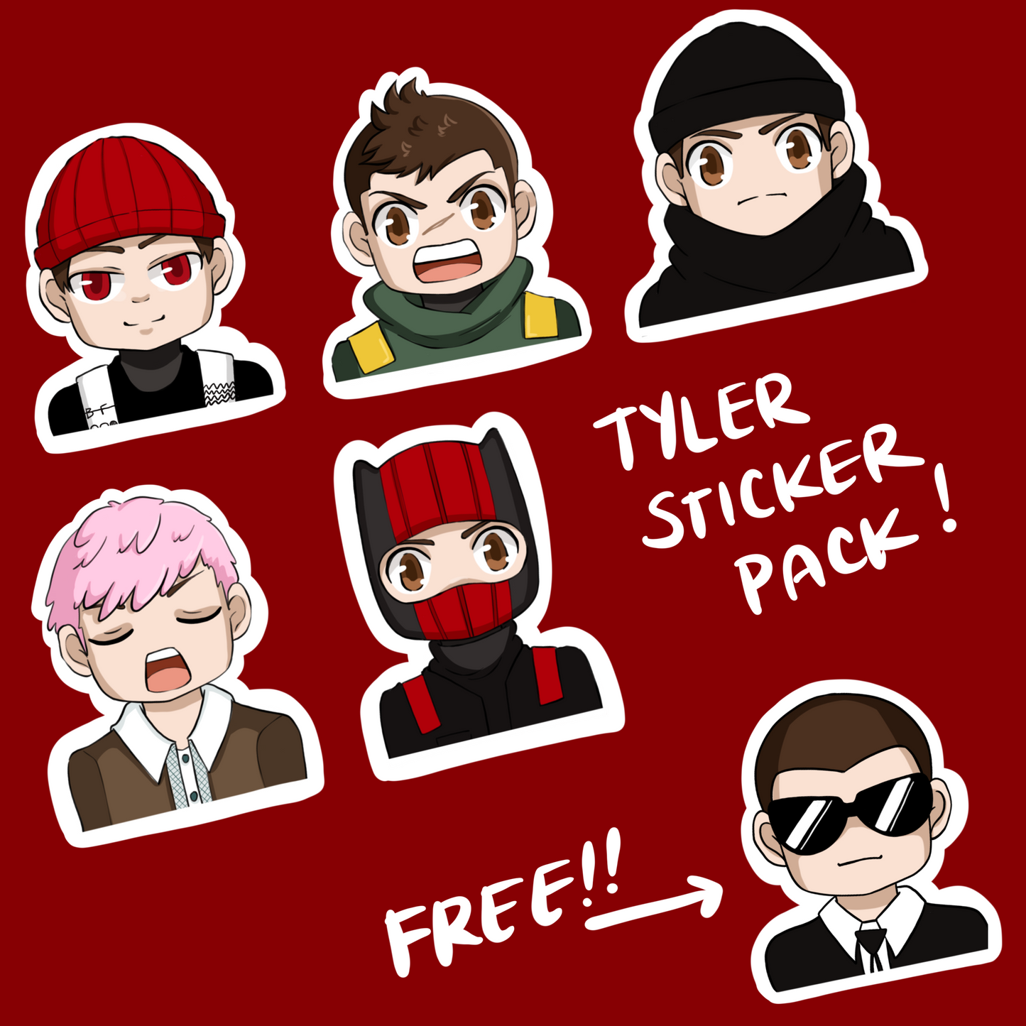TEAM TYLER STICKER PACK