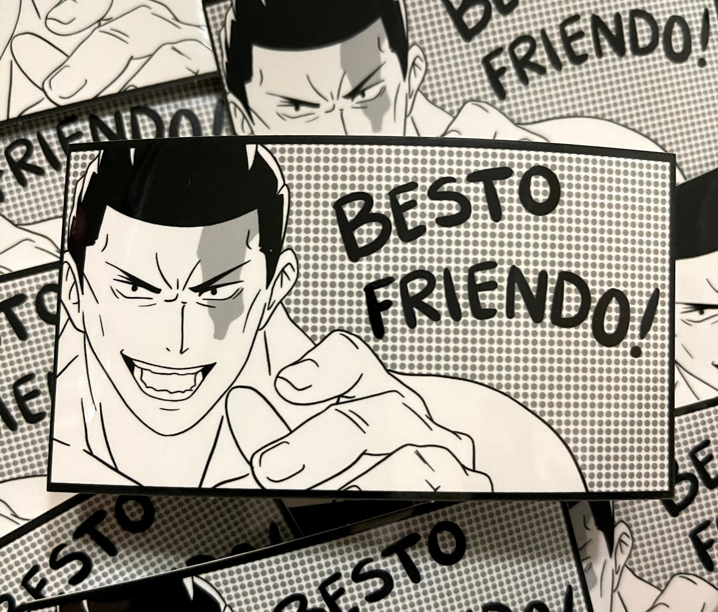 Besto Friendo Comic VInyl Sticker