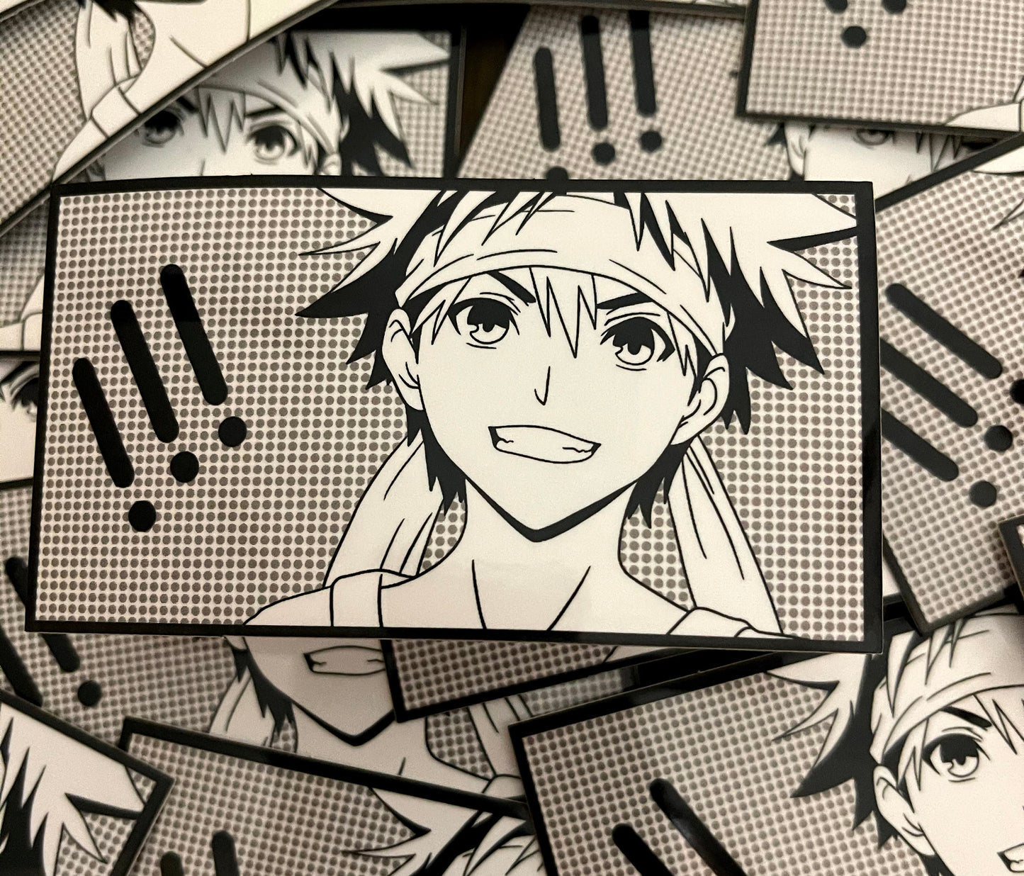 Food Wars Yes Comic Vinyl Sticker