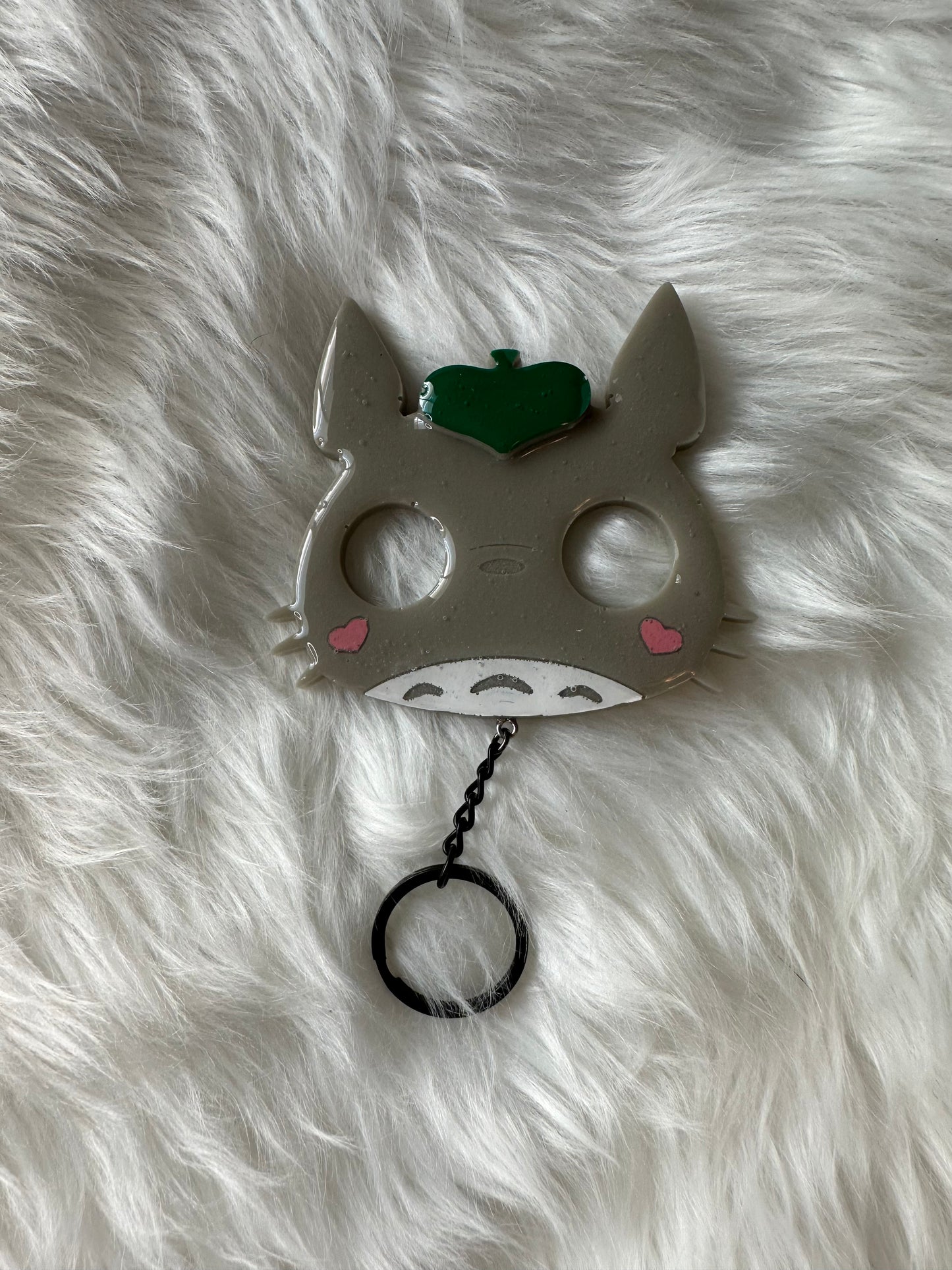 My Neighbor Grey Monster Defense Keychain