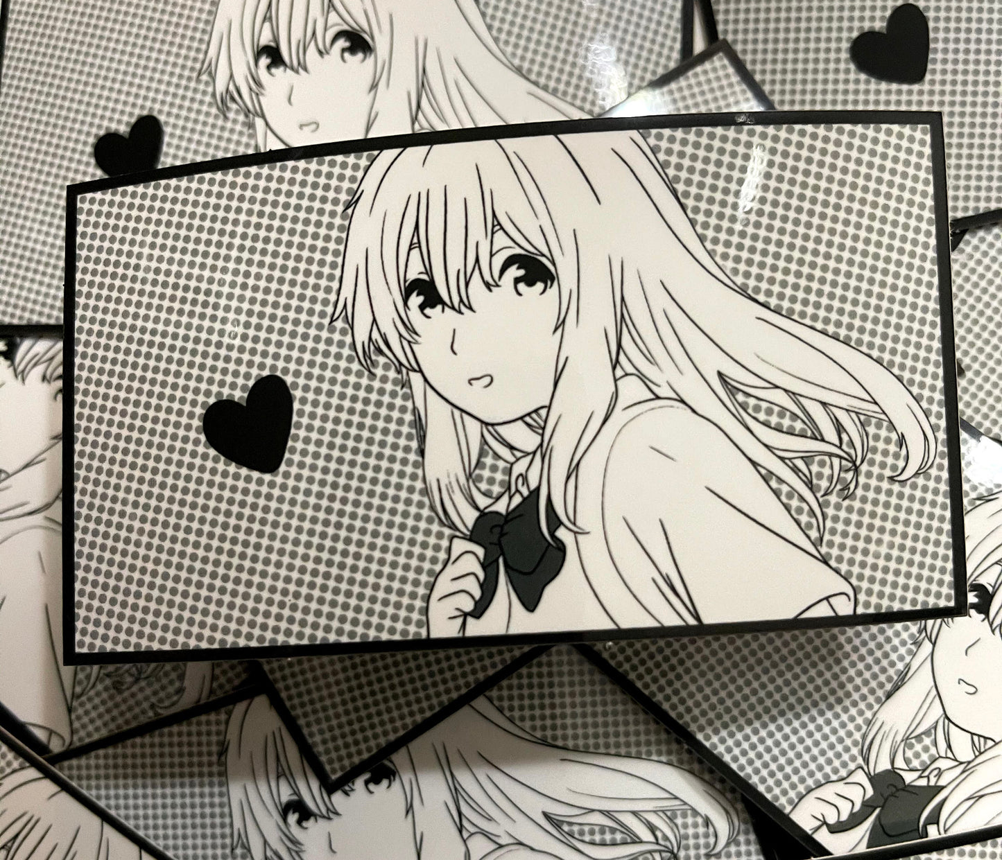 Shouko Silent Voice Comic Vinyl Sticker