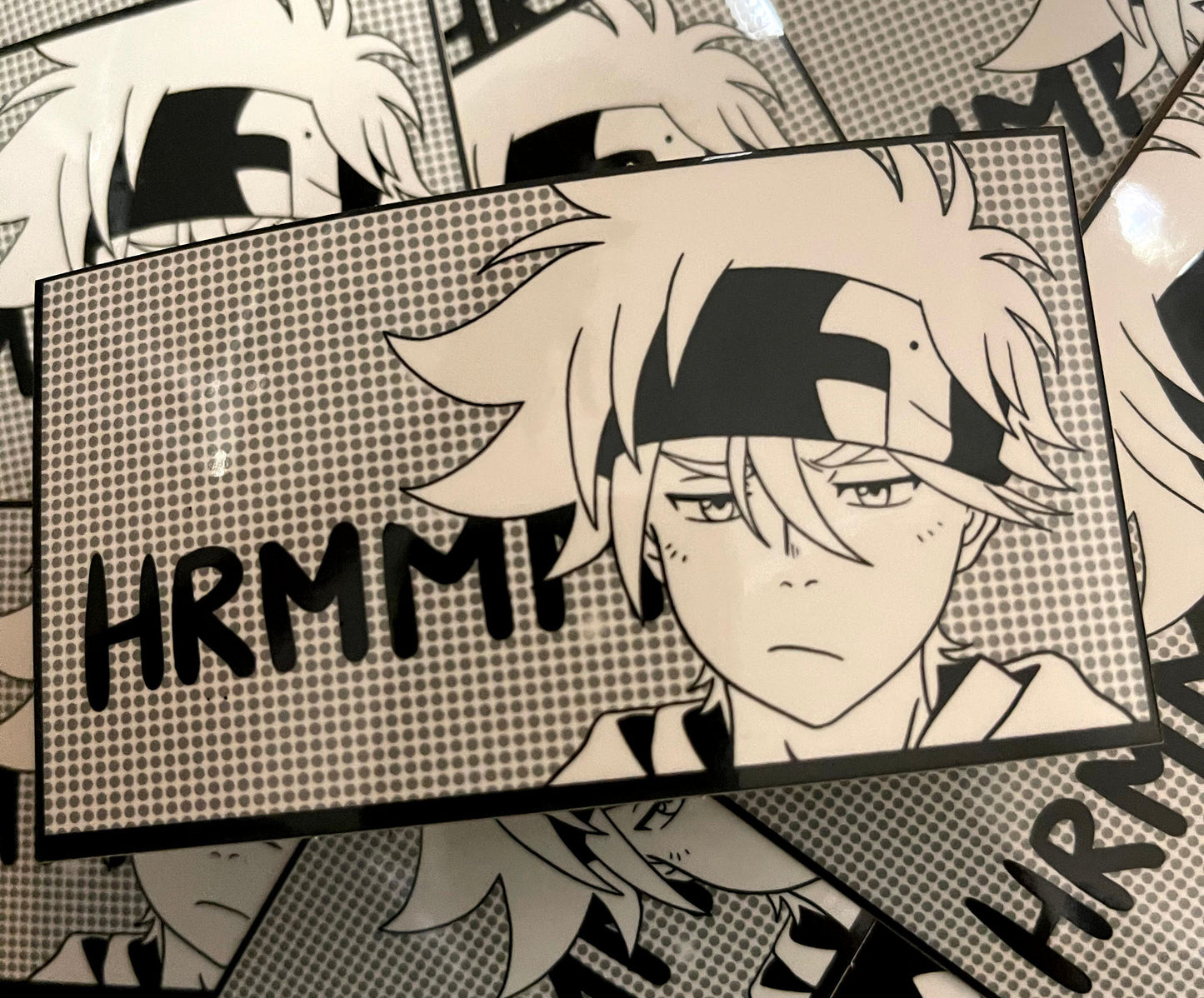 Hrmm Infinity Skate Comic Vinyl Sticker