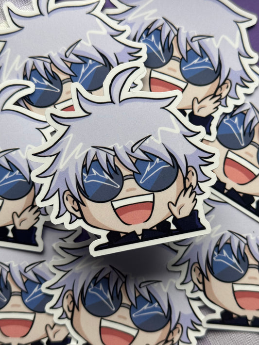 Glasses Sensei Sticker
