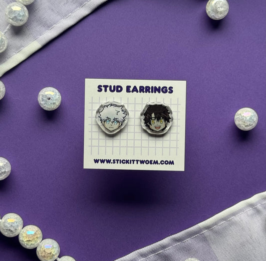 Link Click Stud Earrings