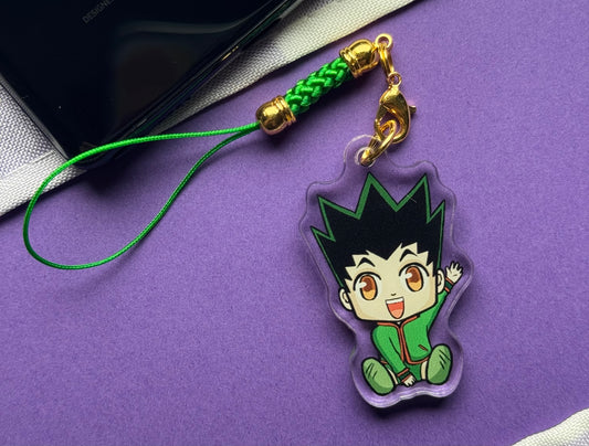 Happy Hunter Kid Phone Charm