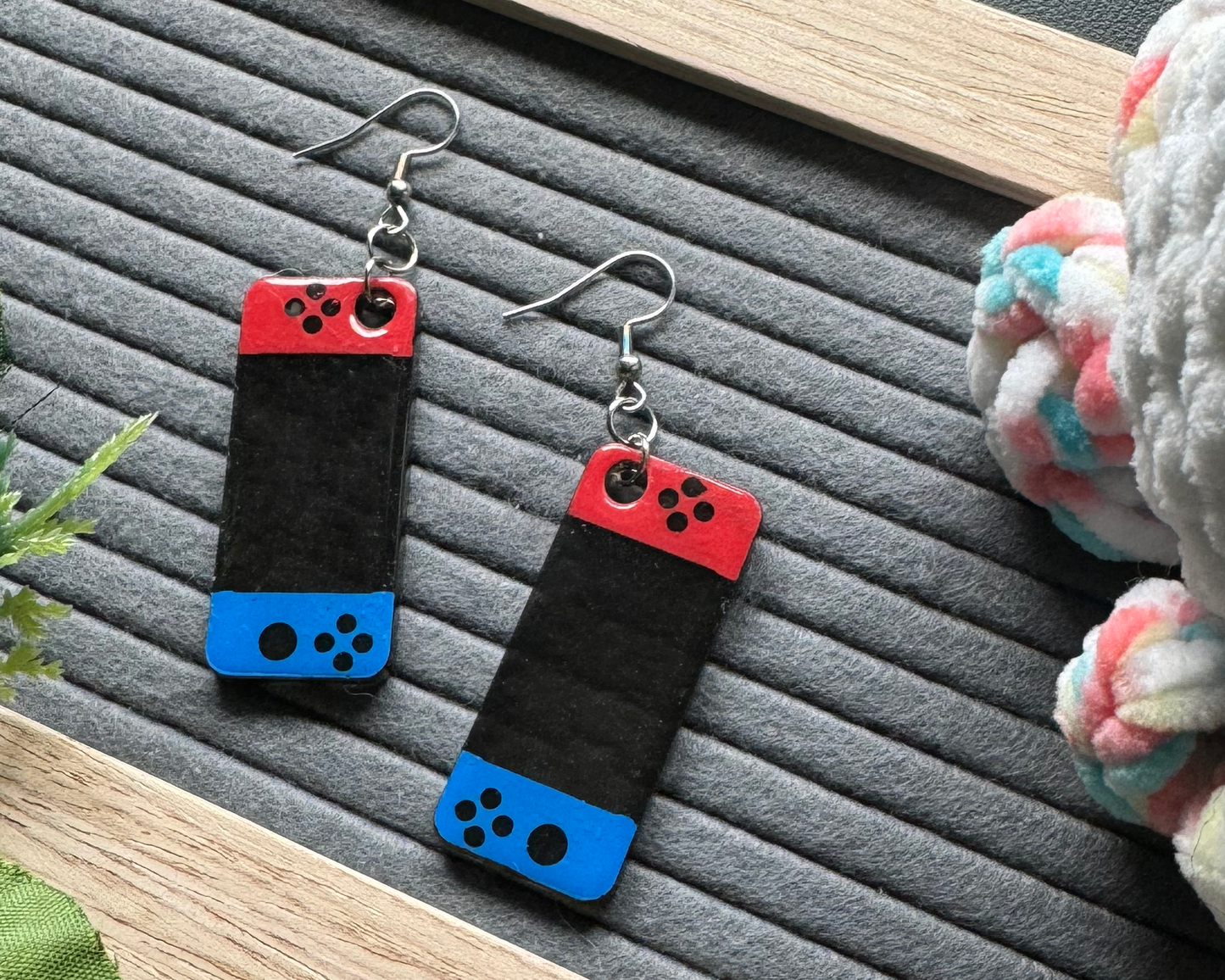 Gaming Switch Hypoallergenic Dangle Earrings
