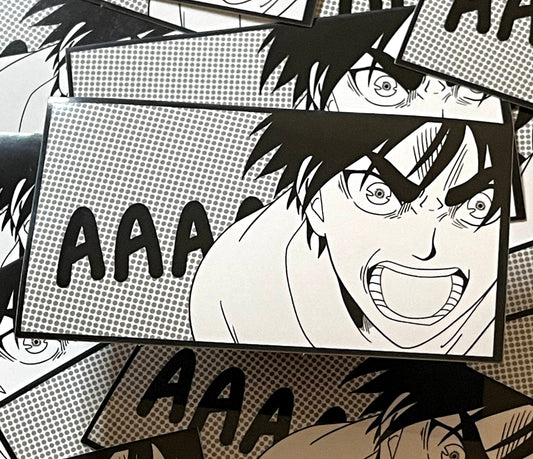 Eren Ahhhh Vinyl Sticker