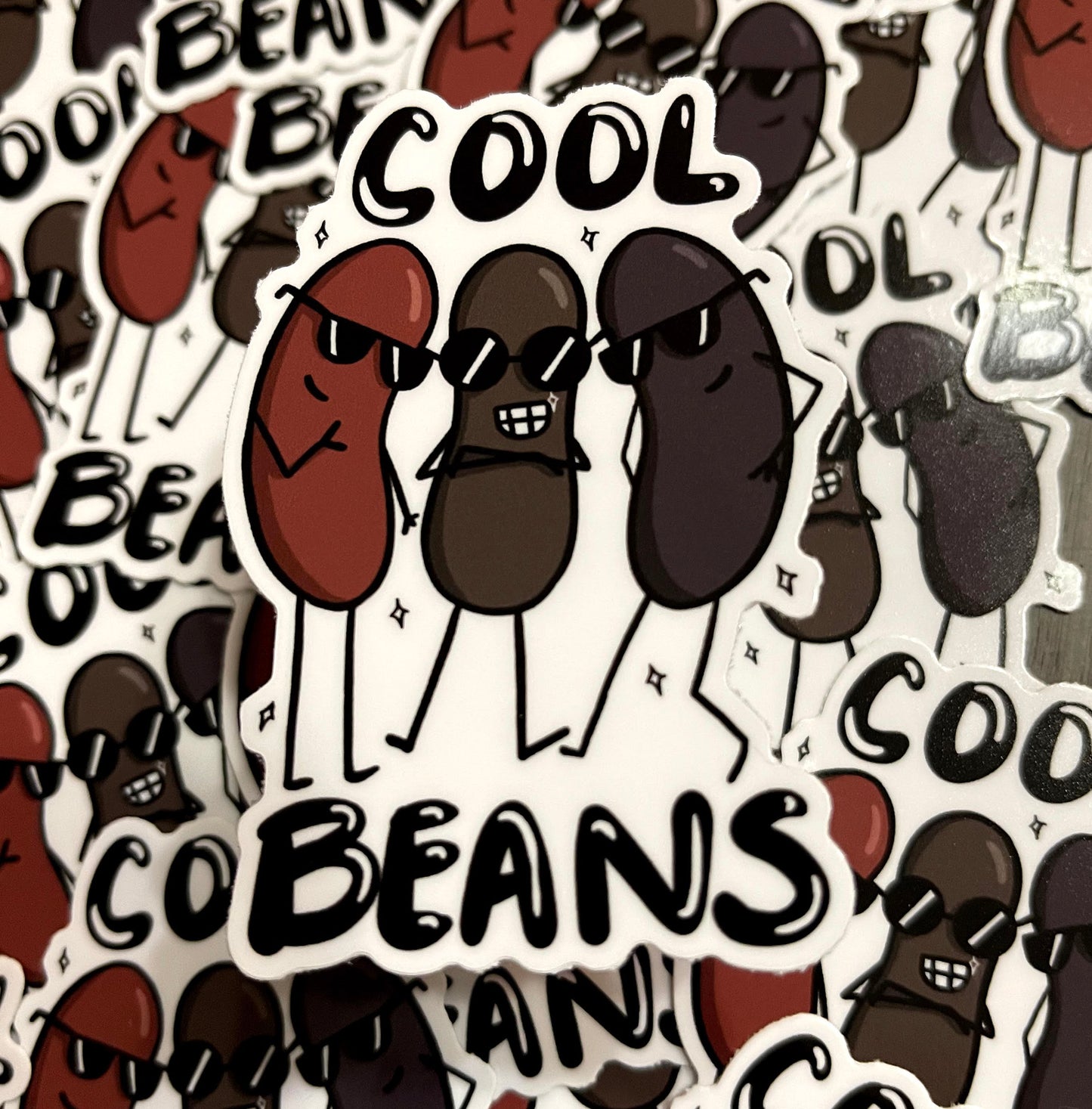 Cool Beans Vinyl Sticker