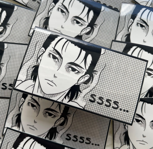 Ssss Angry Transform Eren Vinyl Sticker