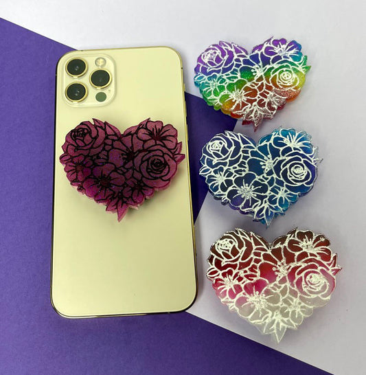 Lovely Floral Heart Phone Poppins