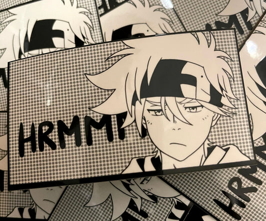 Hrmm Infinity Skate Comic Vinyl Sticker